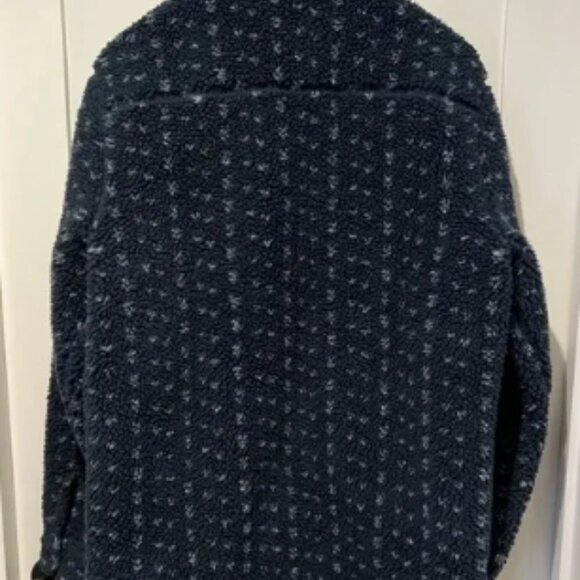 L.L.Bean x Todd Snyder Hi-Pile Sherpa Jacket Birdseye Navy- Medium NWOT - Picture 4 of 4